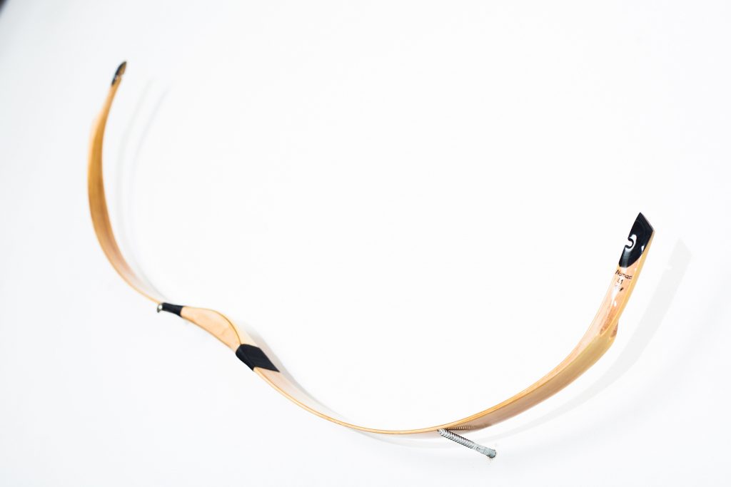 Biocomposite Assyrian recurve bow